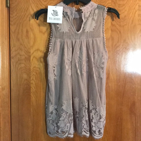 Tops - NWT Lace tank top